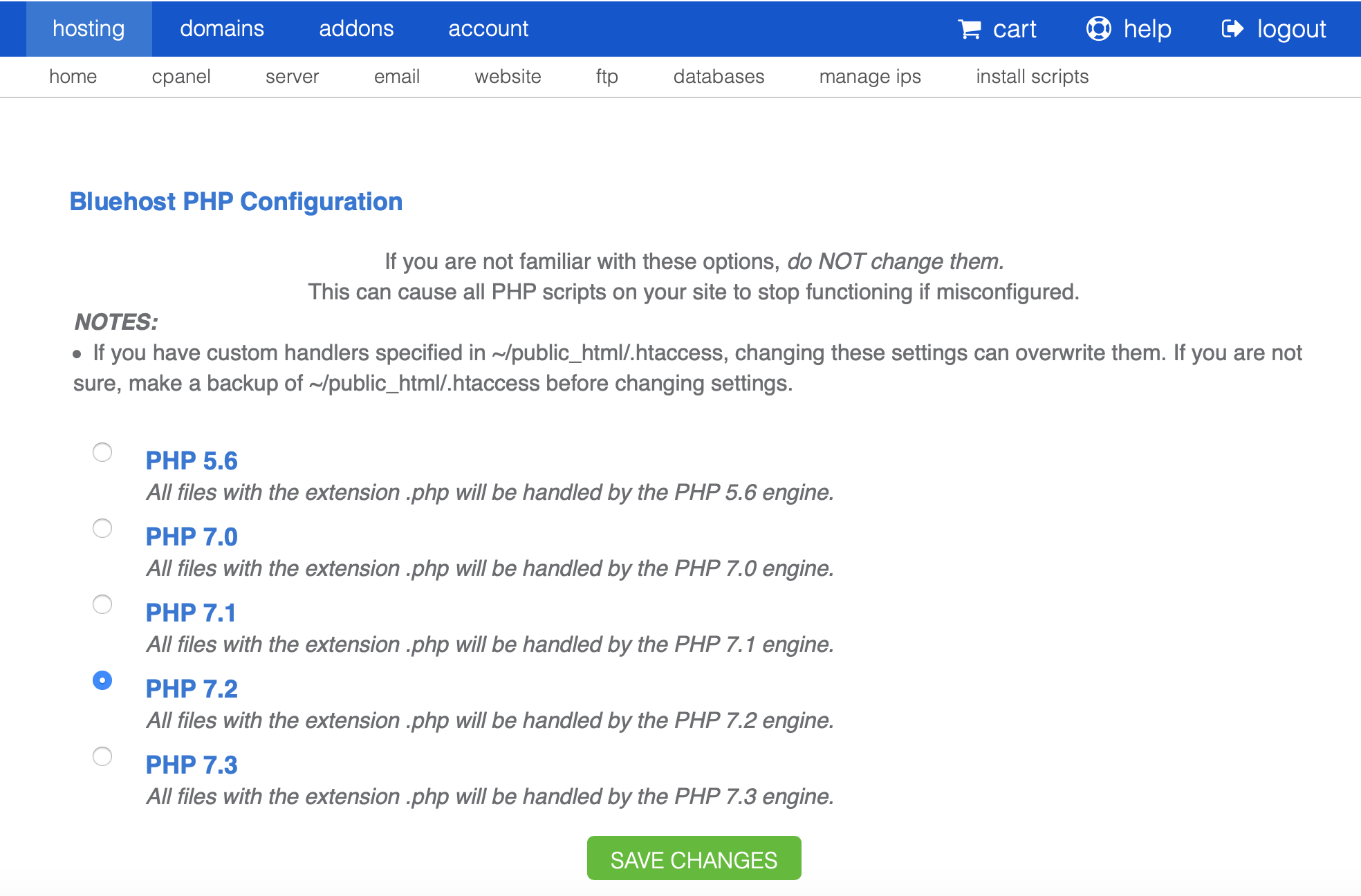 bluehost upgrade mysql version bluehost upgrade mysql version